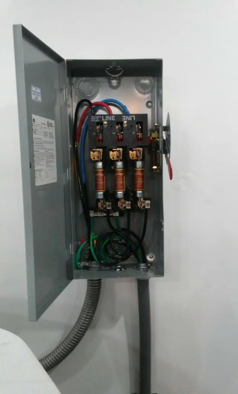 Three-phase disconnect switch installed for Electrical Wiring & Rewiring in Grand Haven